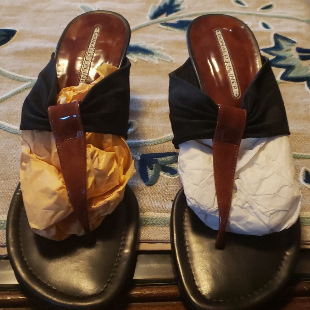 Donald Jpliner Black Mesh Elastic - image 1